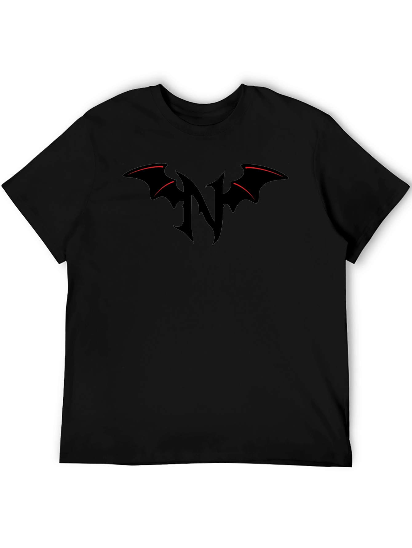 Bat Wing N Graphic Tee - Black
