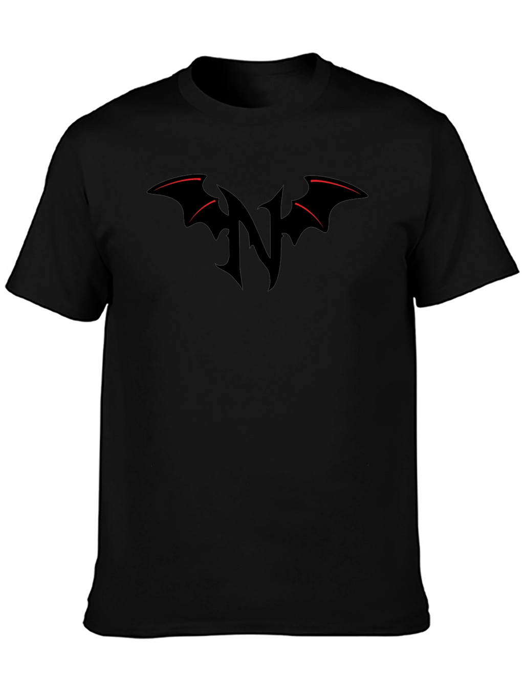 Bat Wing N Graphic Tee - Black