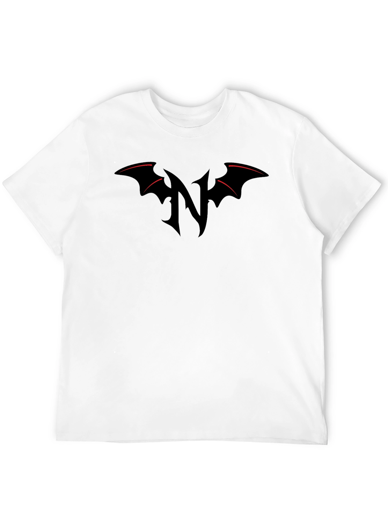 Bat Wing N Graphic Tee - Black