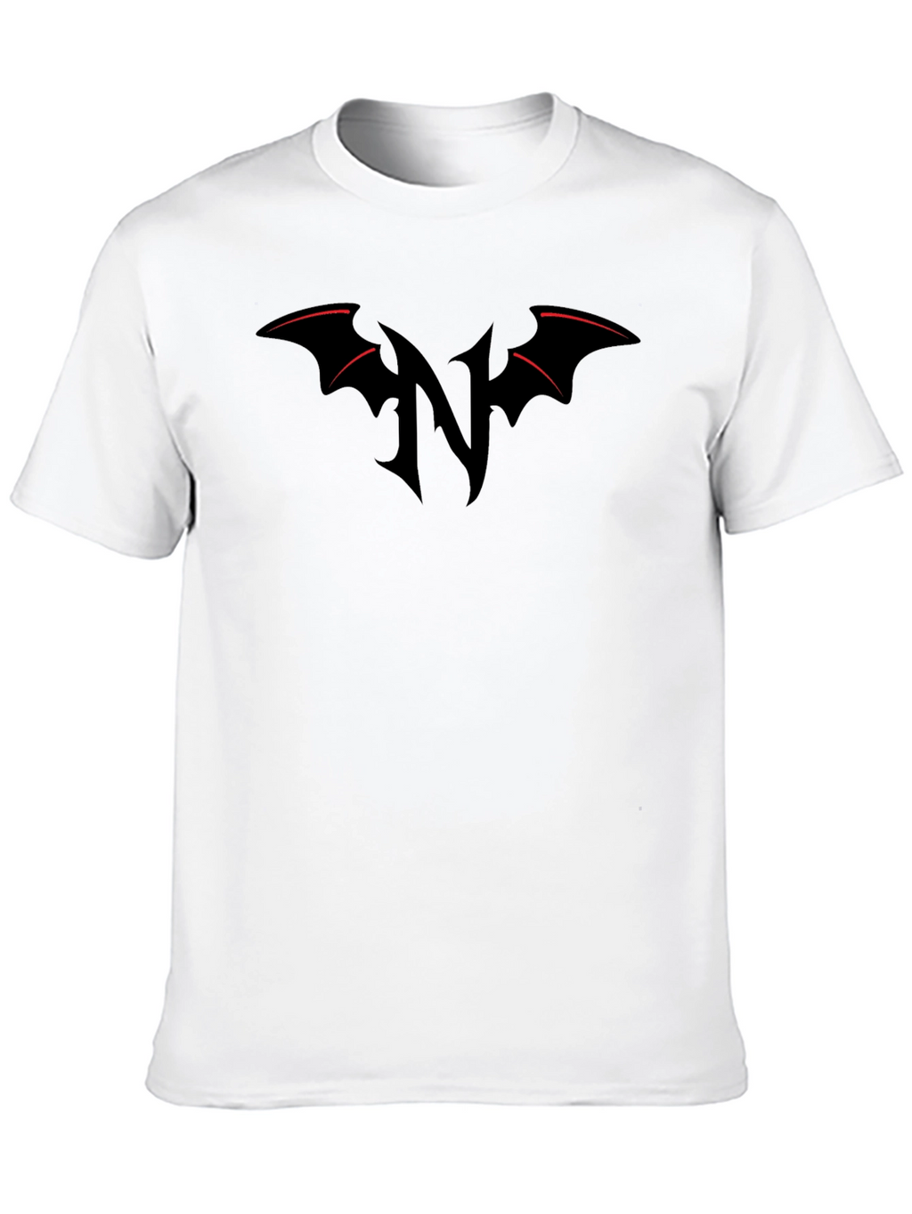 Bat Wing N Graphic Tee - Black