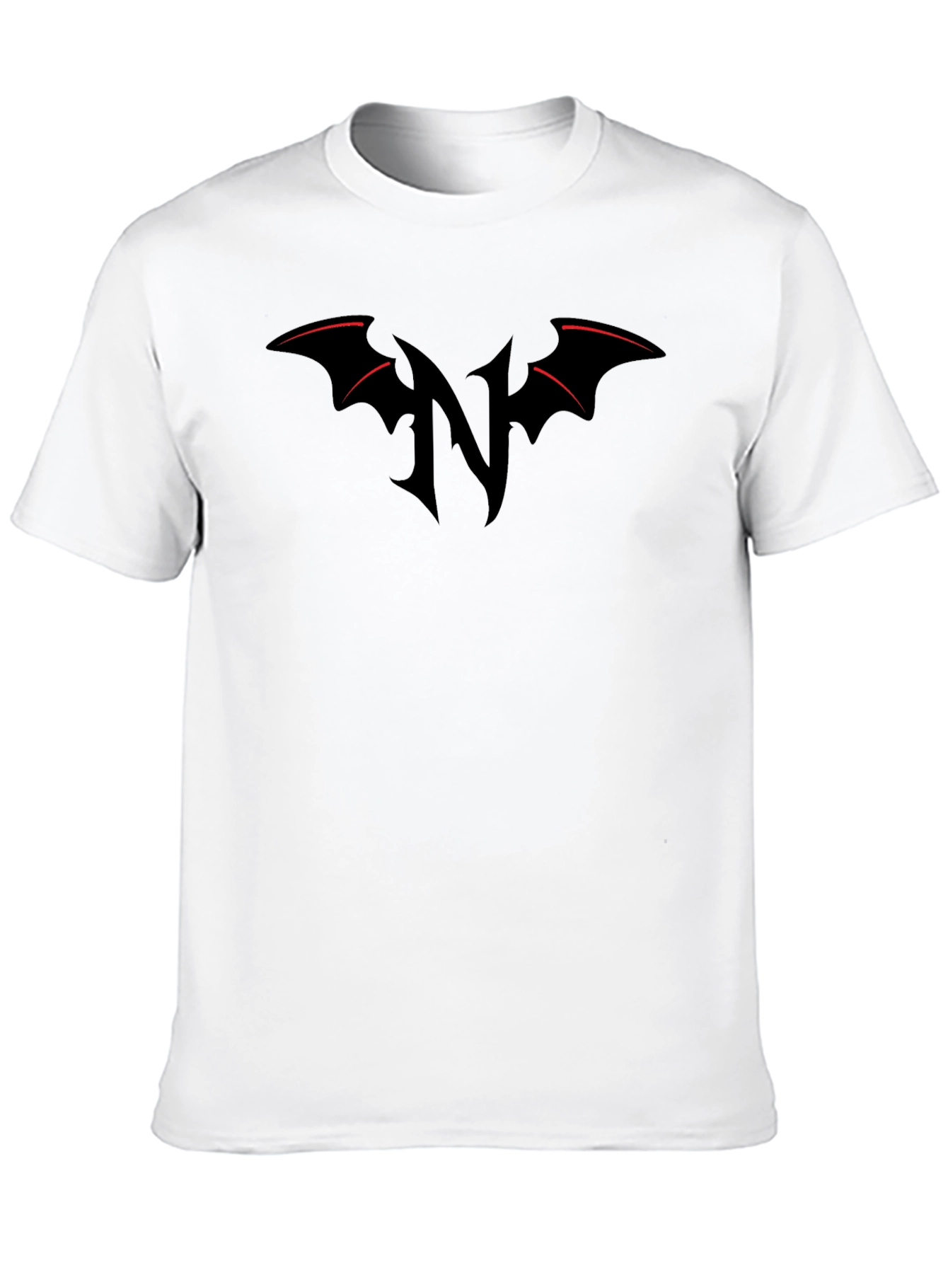 Bat Wing N Graphic Tee - Black