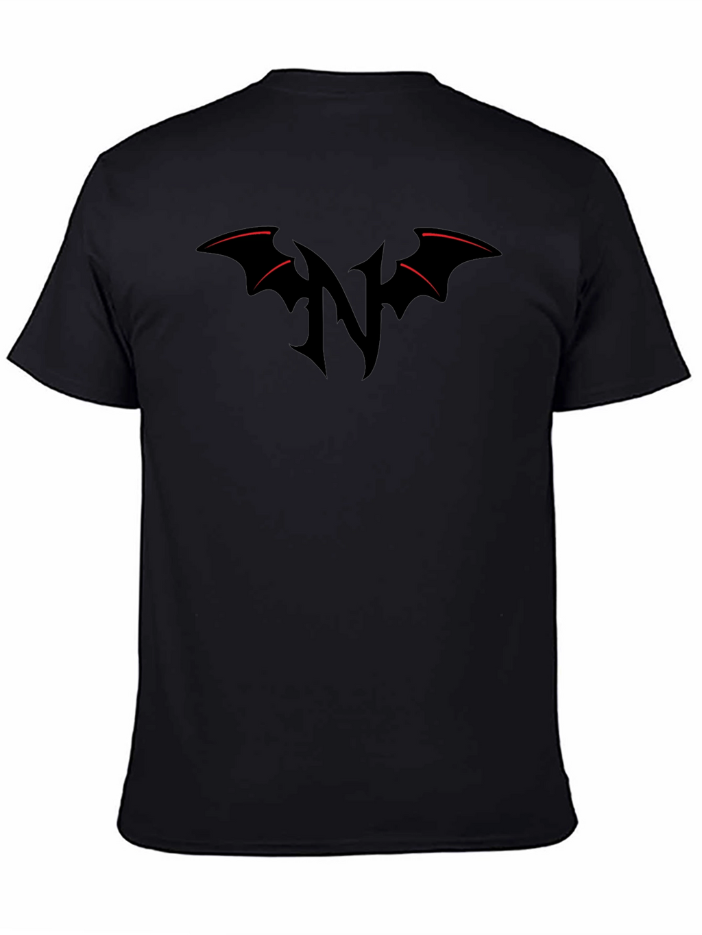 Bat Wing N Graphic Tee - Black