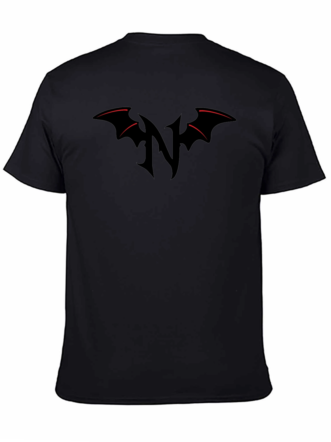 Bat Wing N Graphic Tee - Black