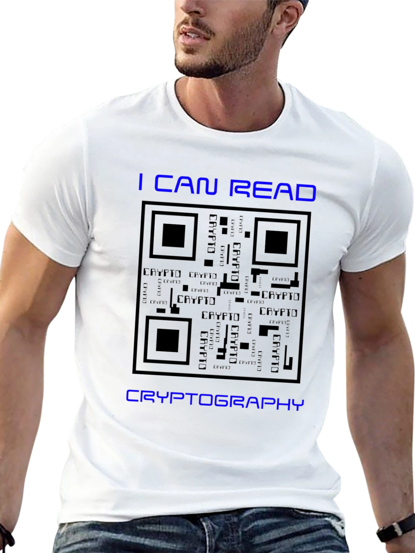 Cryptography QR Code T-Shirt