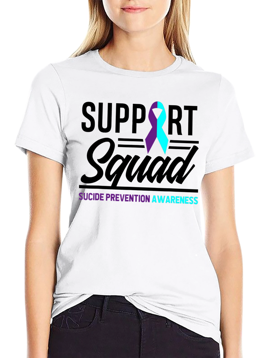 Suicide Prevention Awareness Support Squad T-Shirt