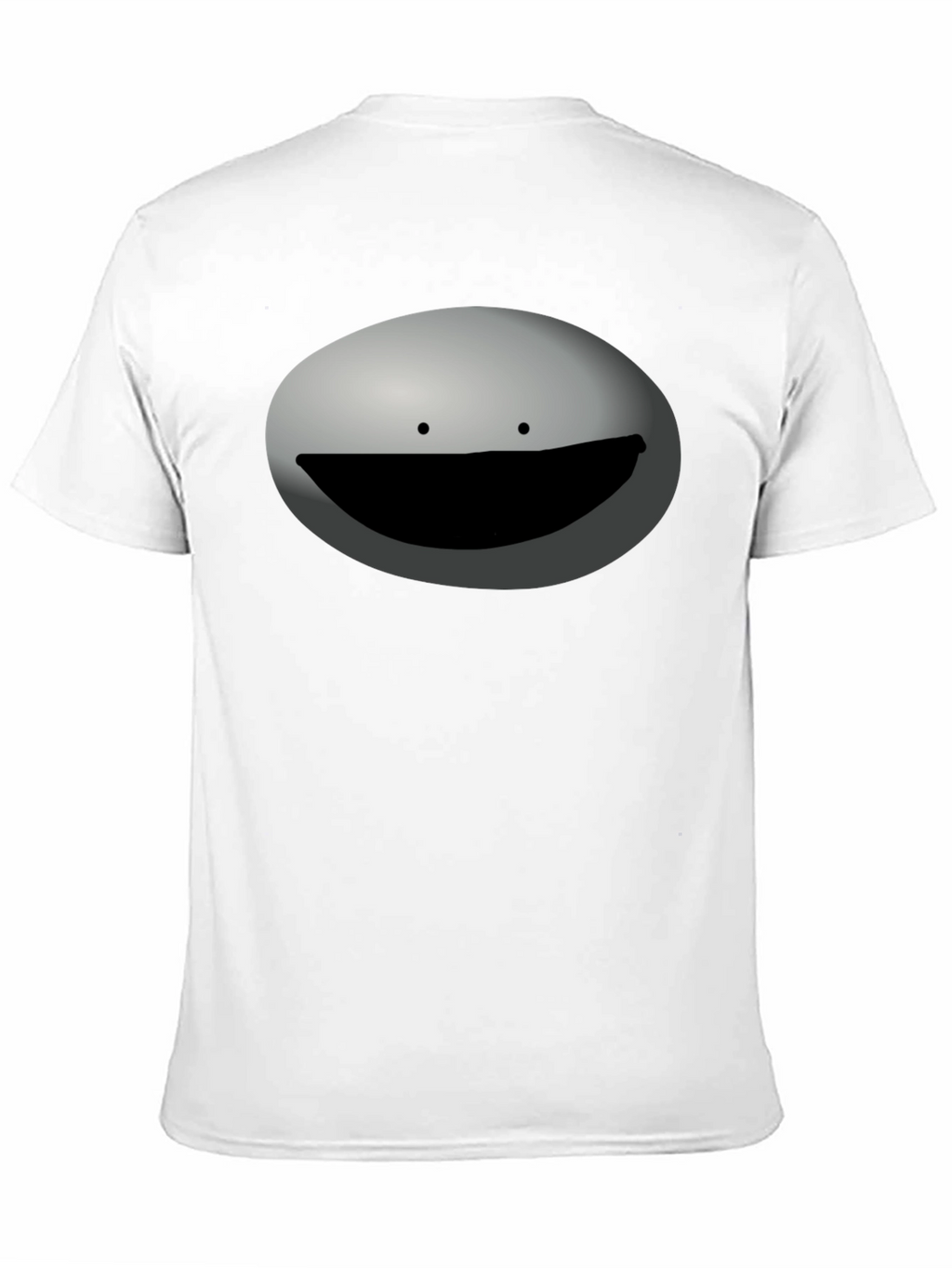 Funny Minimalist Face Black Graphic Tee