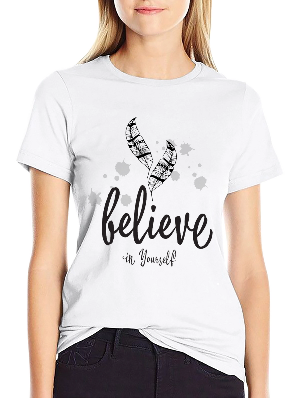 Believe in Yourself Graphic Tee - Stylish Comfort