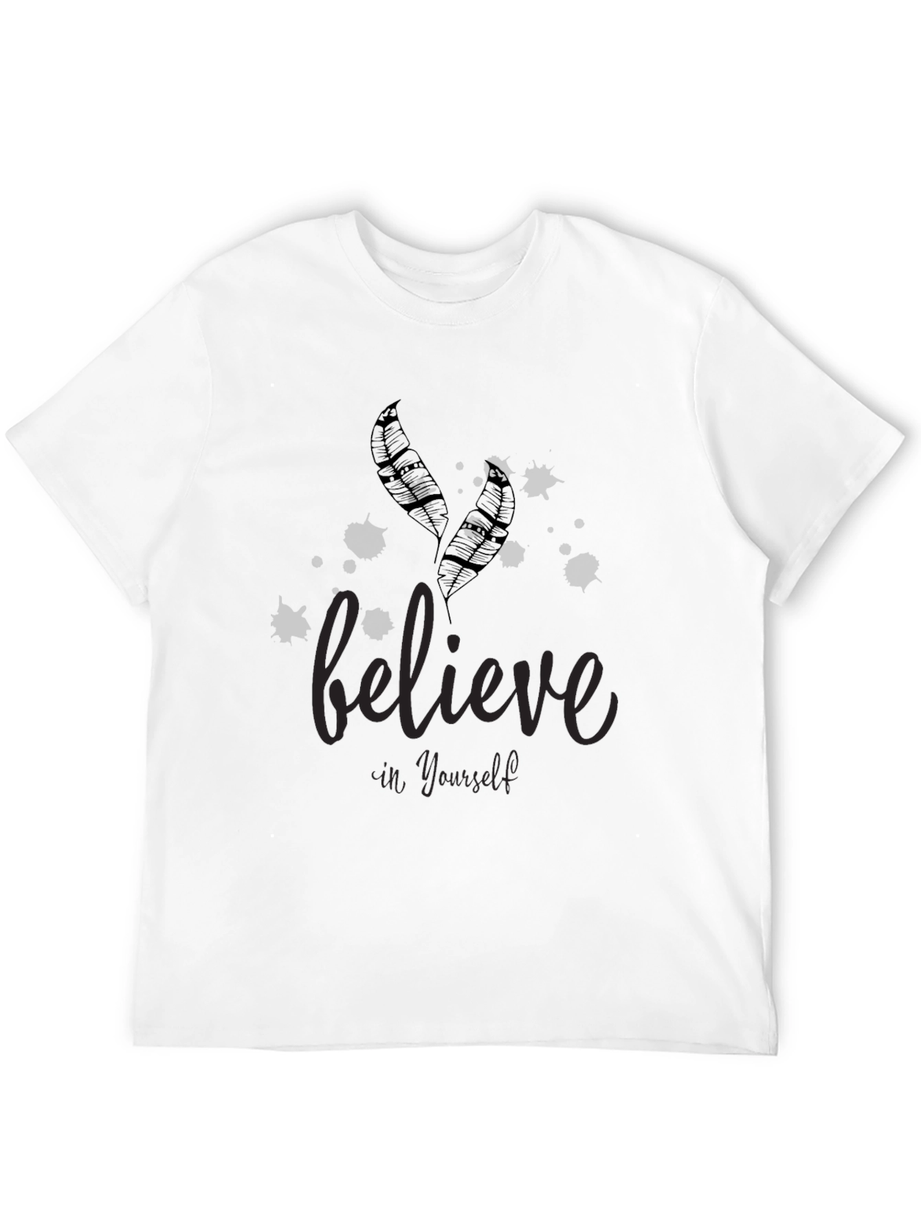 Believe in Yourself Graphic Tee - Stylish Comfort