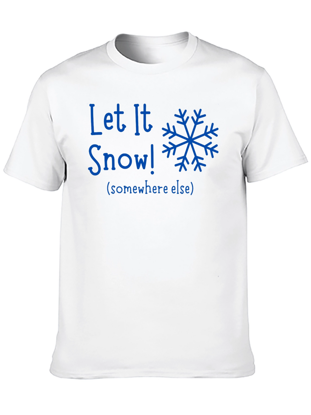Let It Snow Graphic Tee - Winter Fun