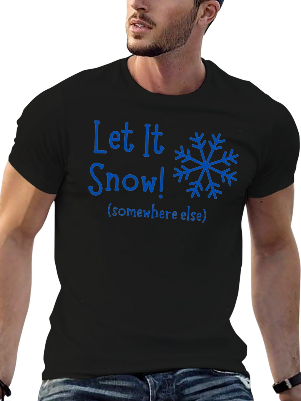 Let It Snow Graphic Tee - Winter Fun