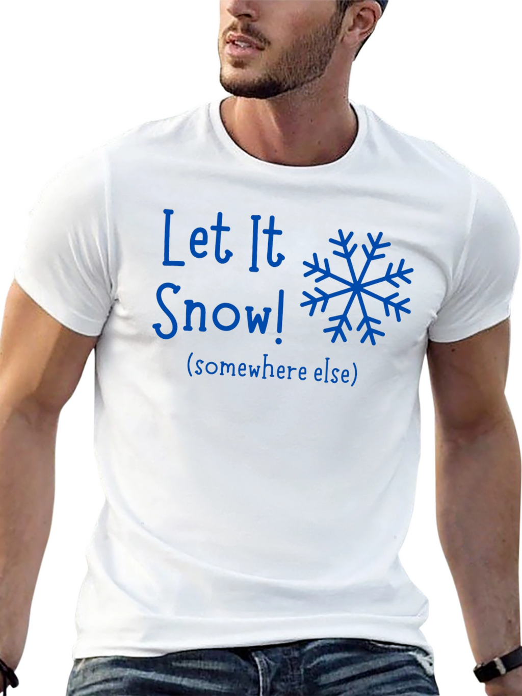 Let It Snow Graphic Tee - Winter Fun