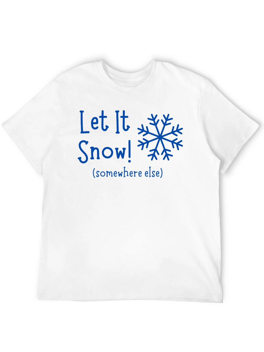 Let It Snow Graphic Tee - Winter Fun