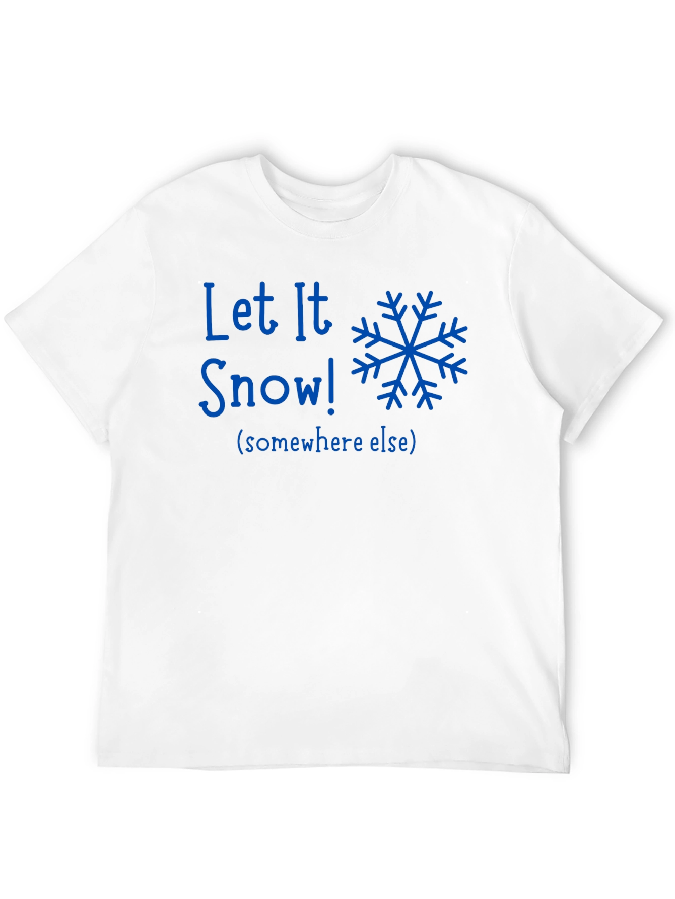 Let It Snow Graphic Tee - Winter Fun