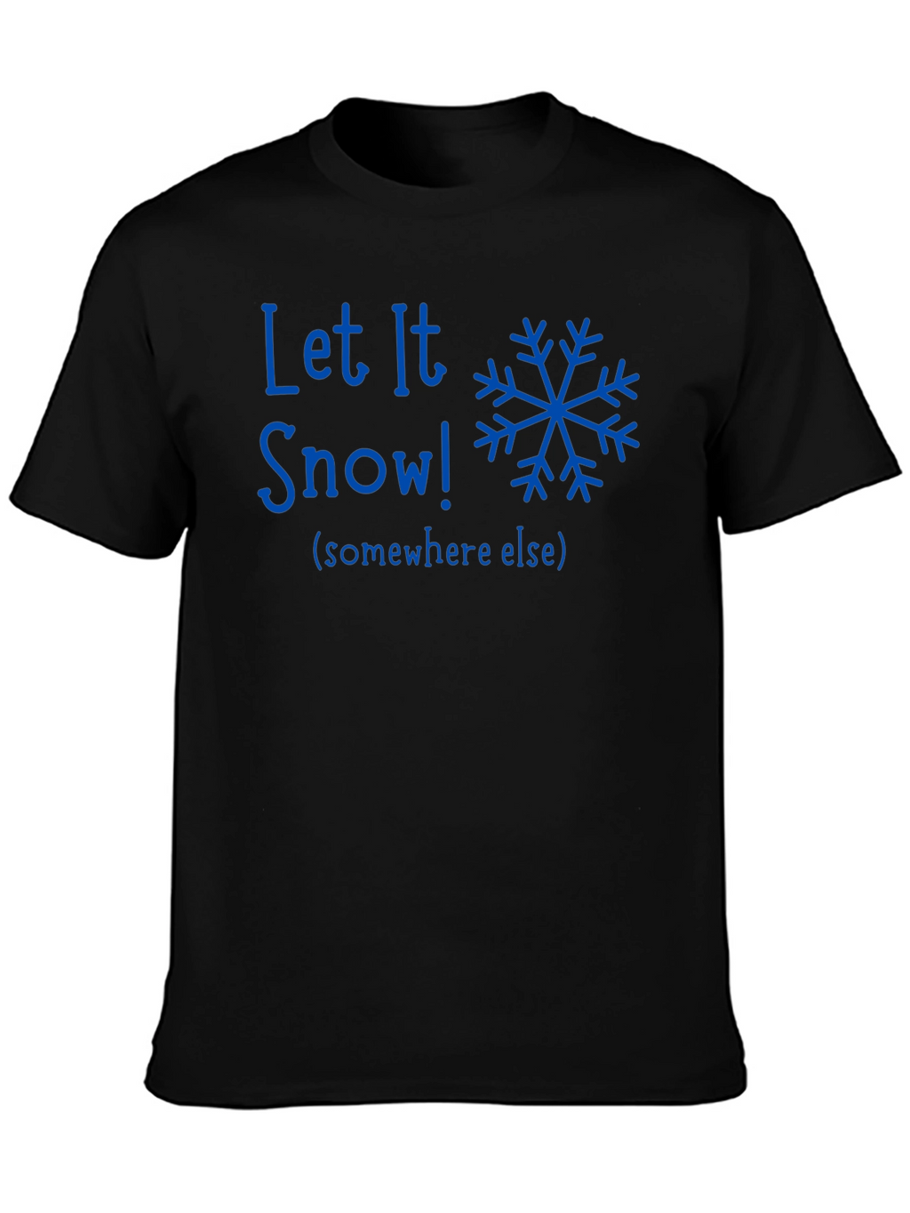 Let It Snow Graphic Tee - Winter Fun
