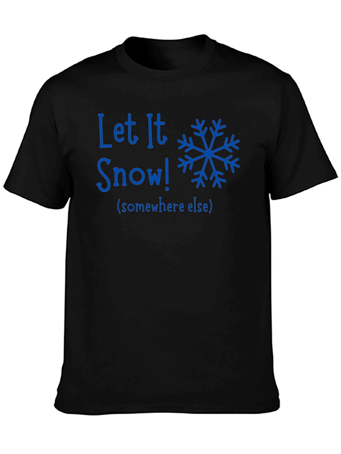 Let It Snow Graphic Tee - Winter Fun