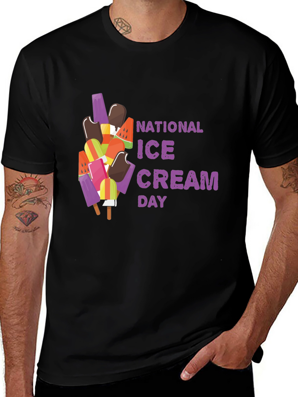 National Ice Cream Day Graphic T-Shirt