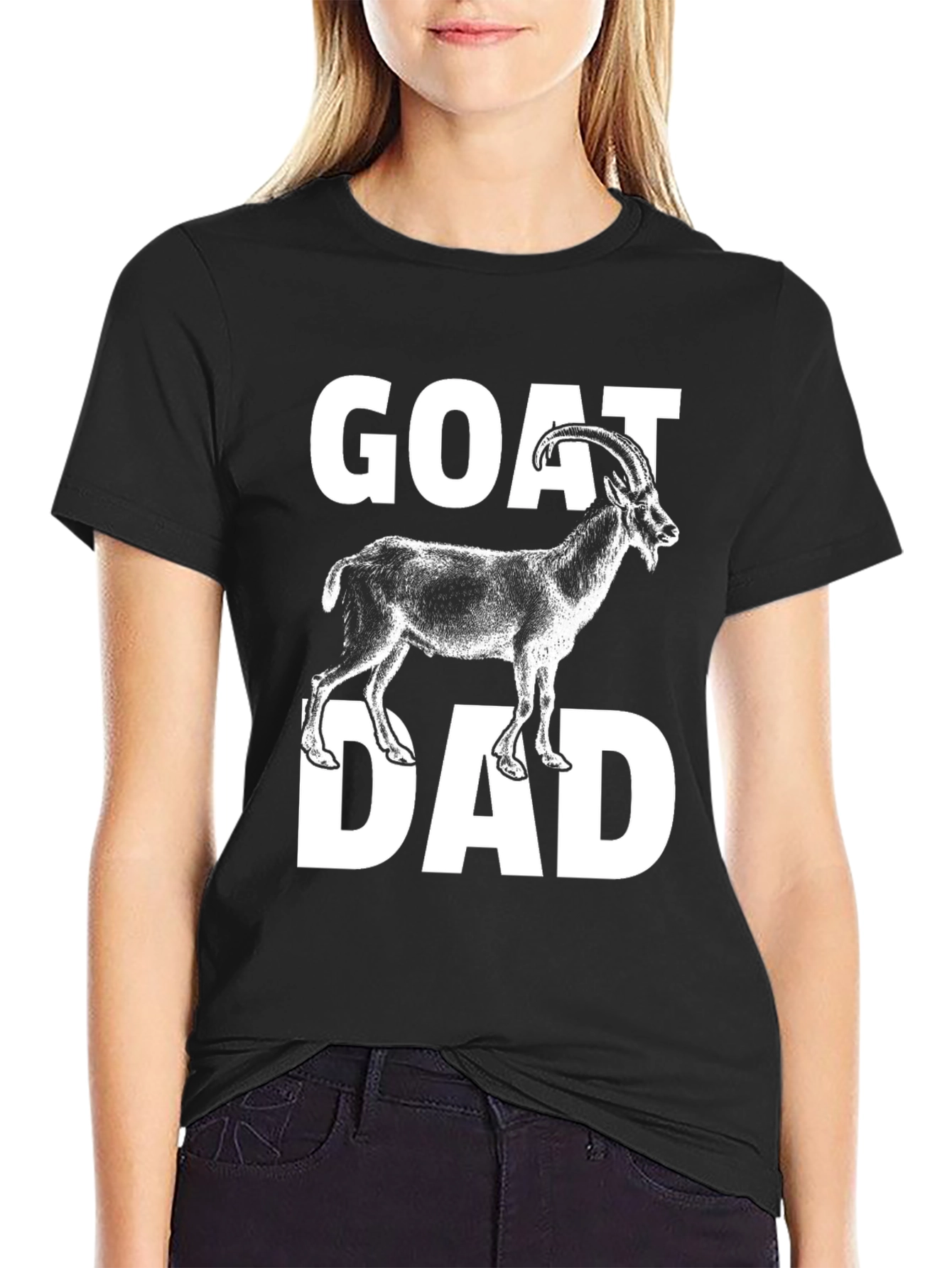 Goat Dad Graphic T-Shirt - Perfect for Goat Lovers!
