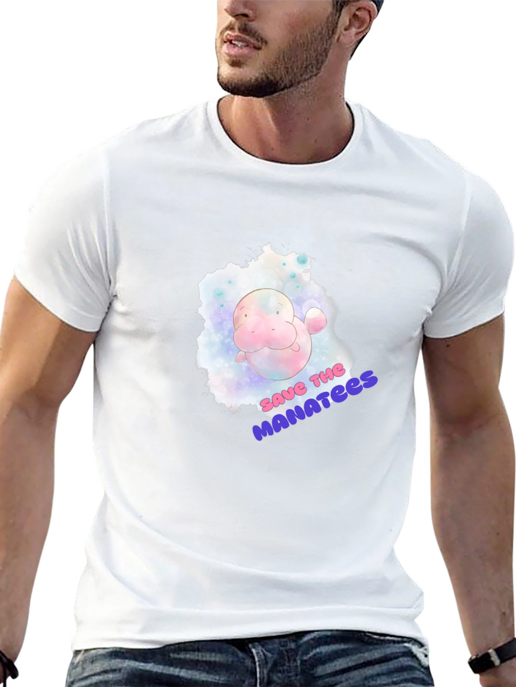 Save the Manatees Graphic T-Shirt