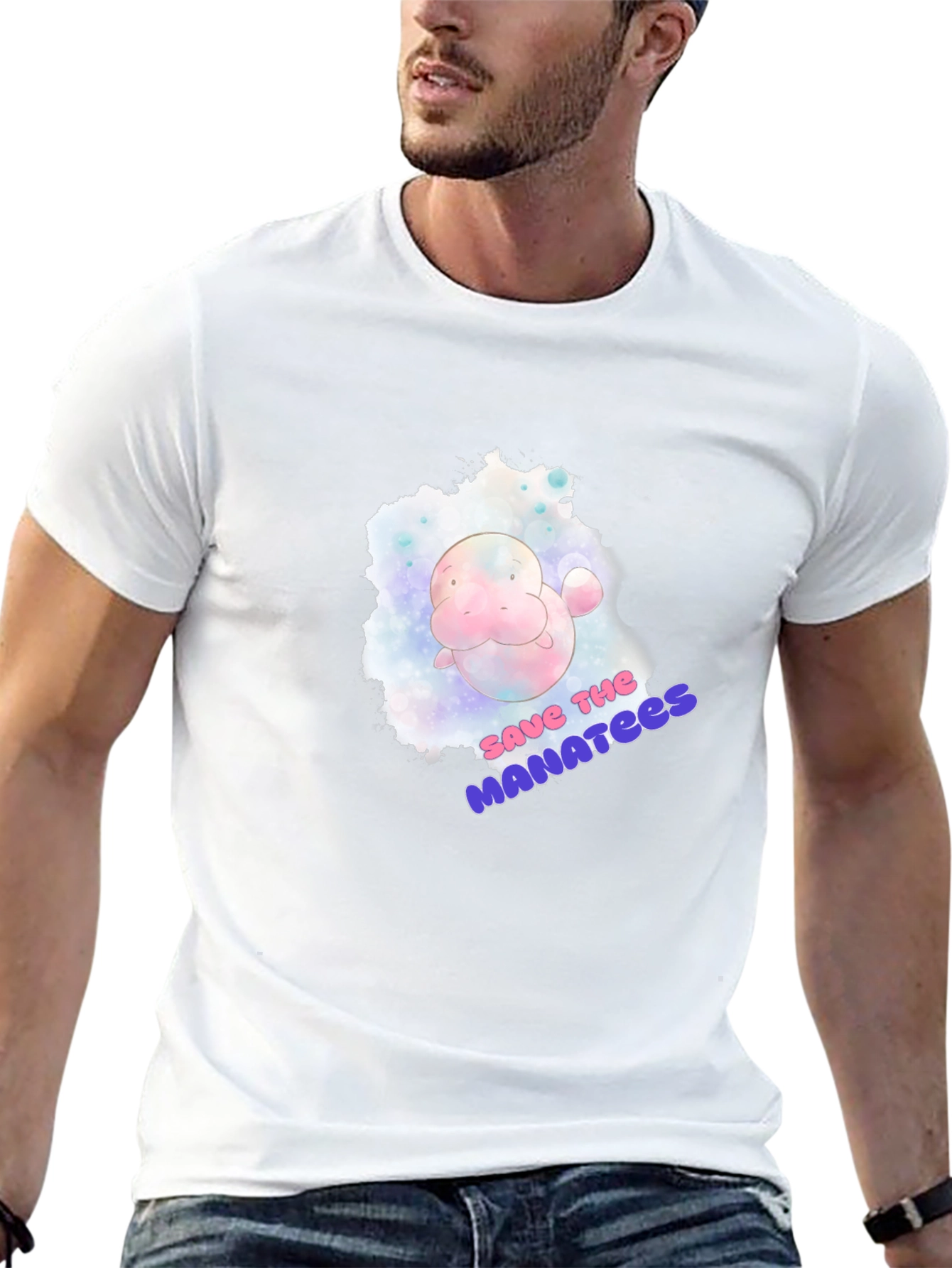 Save the Manatees Graphic T-Shirt