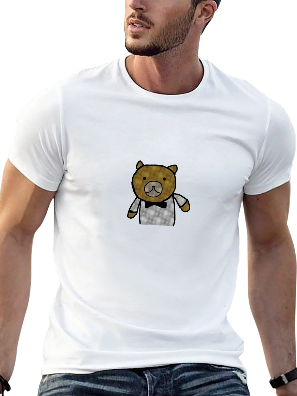 Bear Tuxedo T-Shirt - Stylish & Comfortable