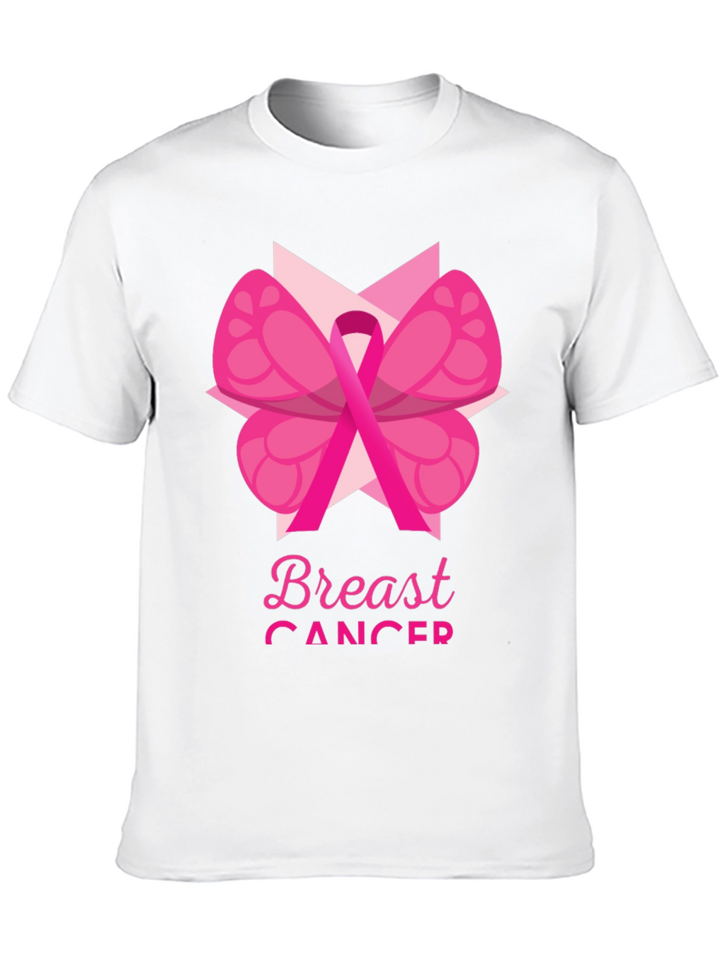 Breast Cancer Awareness T-Shirt Pink Ribbon