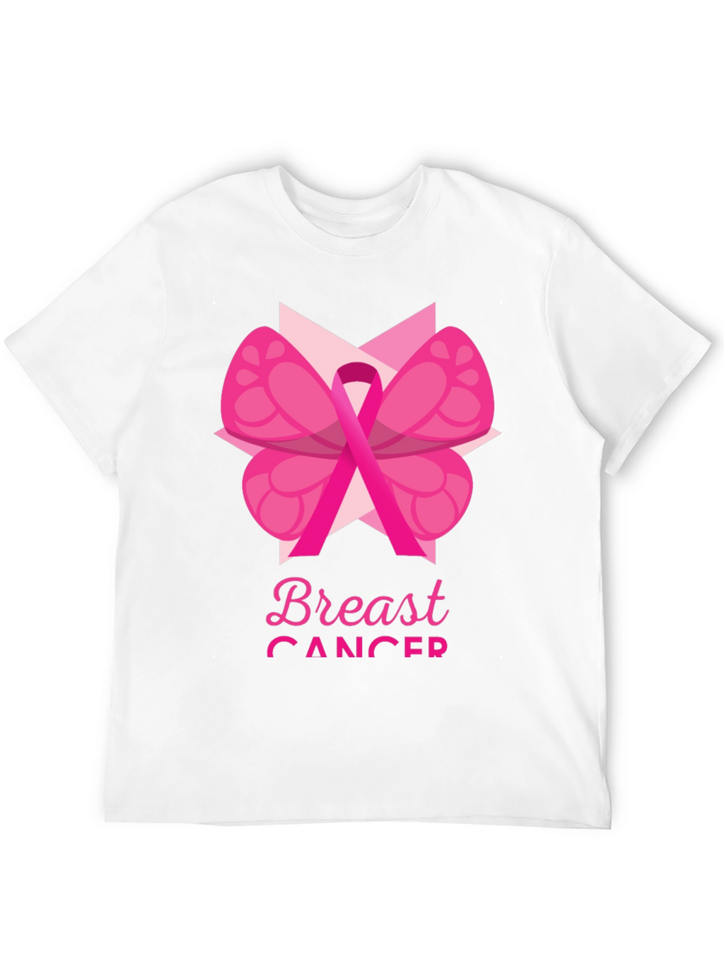Breast Cancer Awareness T-Shirt Pink Ribbon