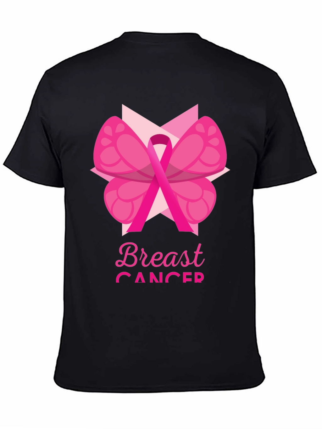 Breast Cancer Awareness T-Shirt Pink Ribbon