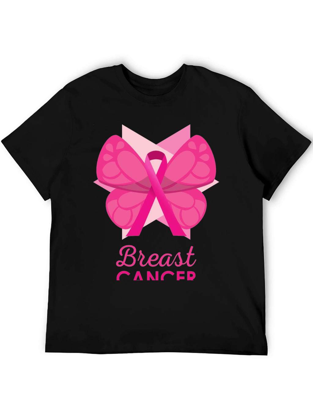 Breast Cancer Awareness T-Shirt Pink Ribbon