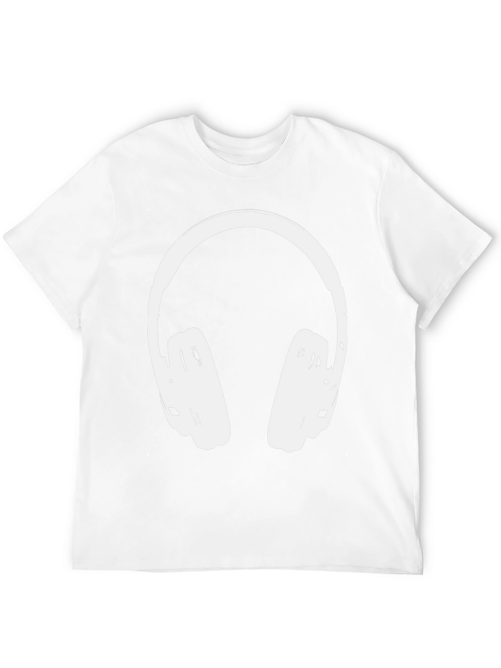 Cool Headphones Graphic Tee - Black Casual Shirt