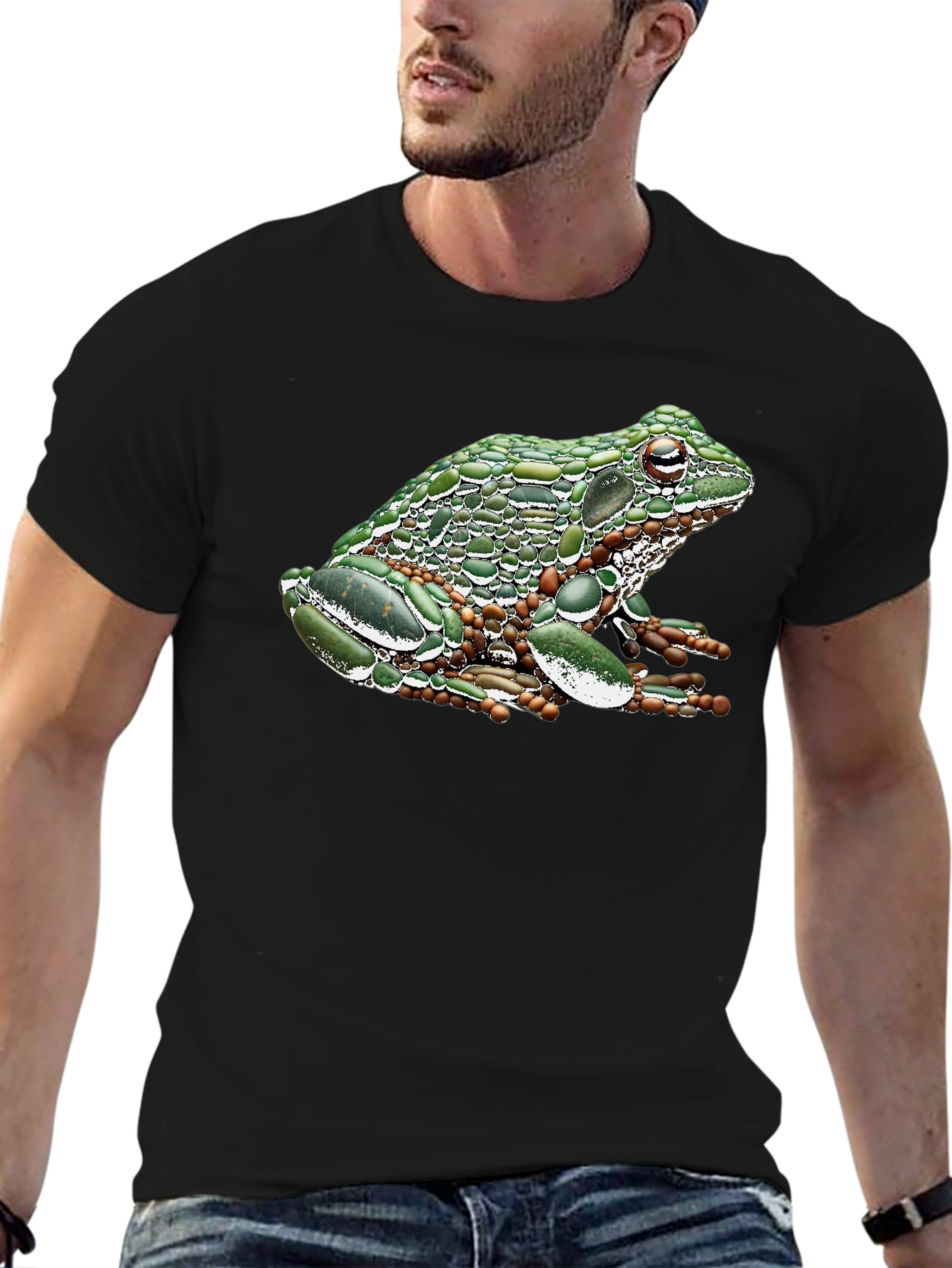 Frog Graphic Black T-Shirt