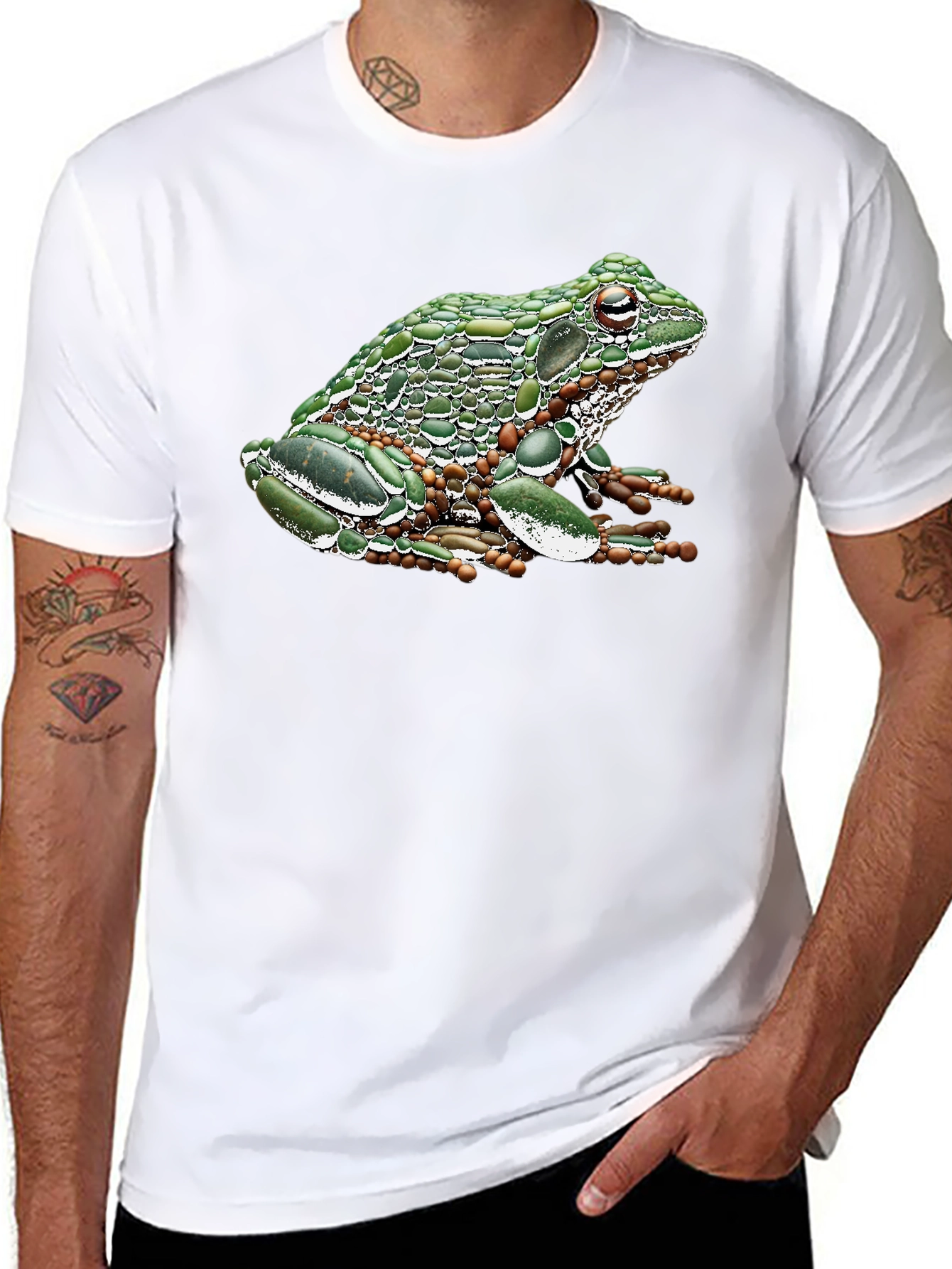 Frog Graphic Black T-Shirt