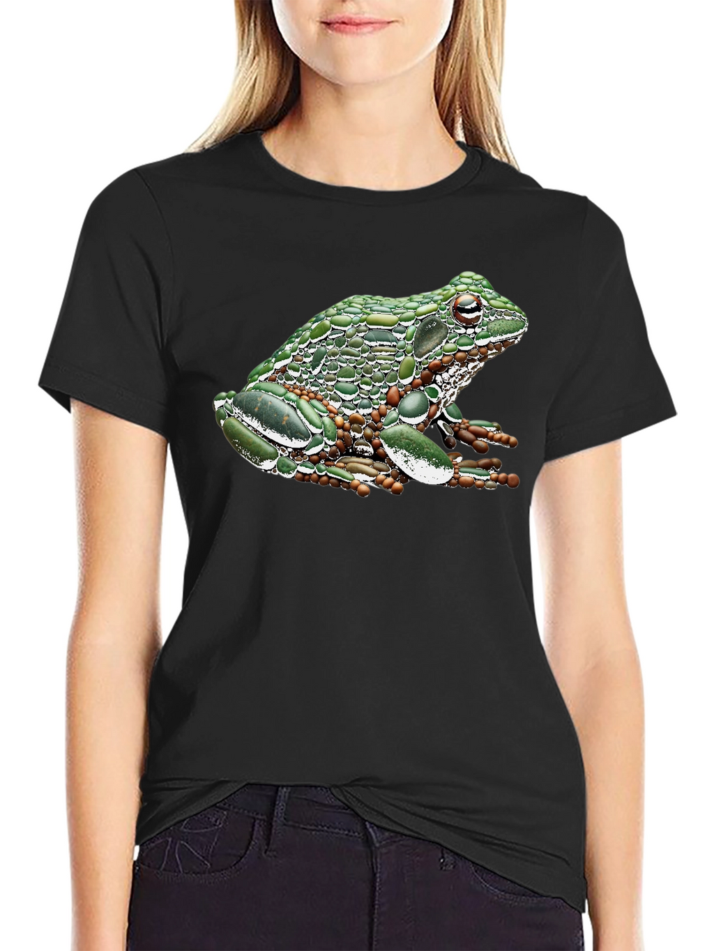 Frog Graphic Black T-Shirt
