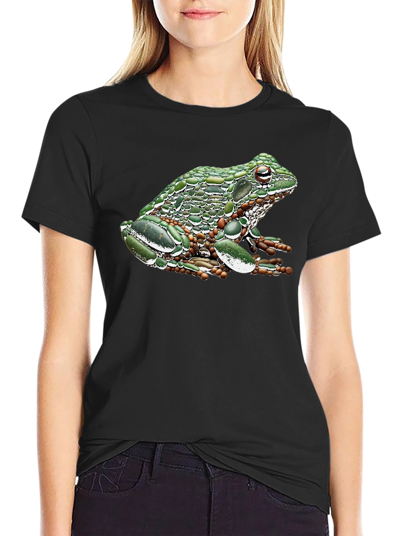 Frog Graphic Black T-Shirt
