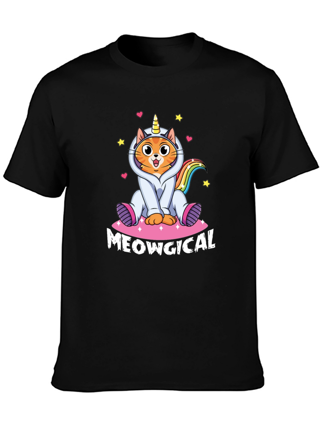 Meowgical Unicorn Cat T-Shirt