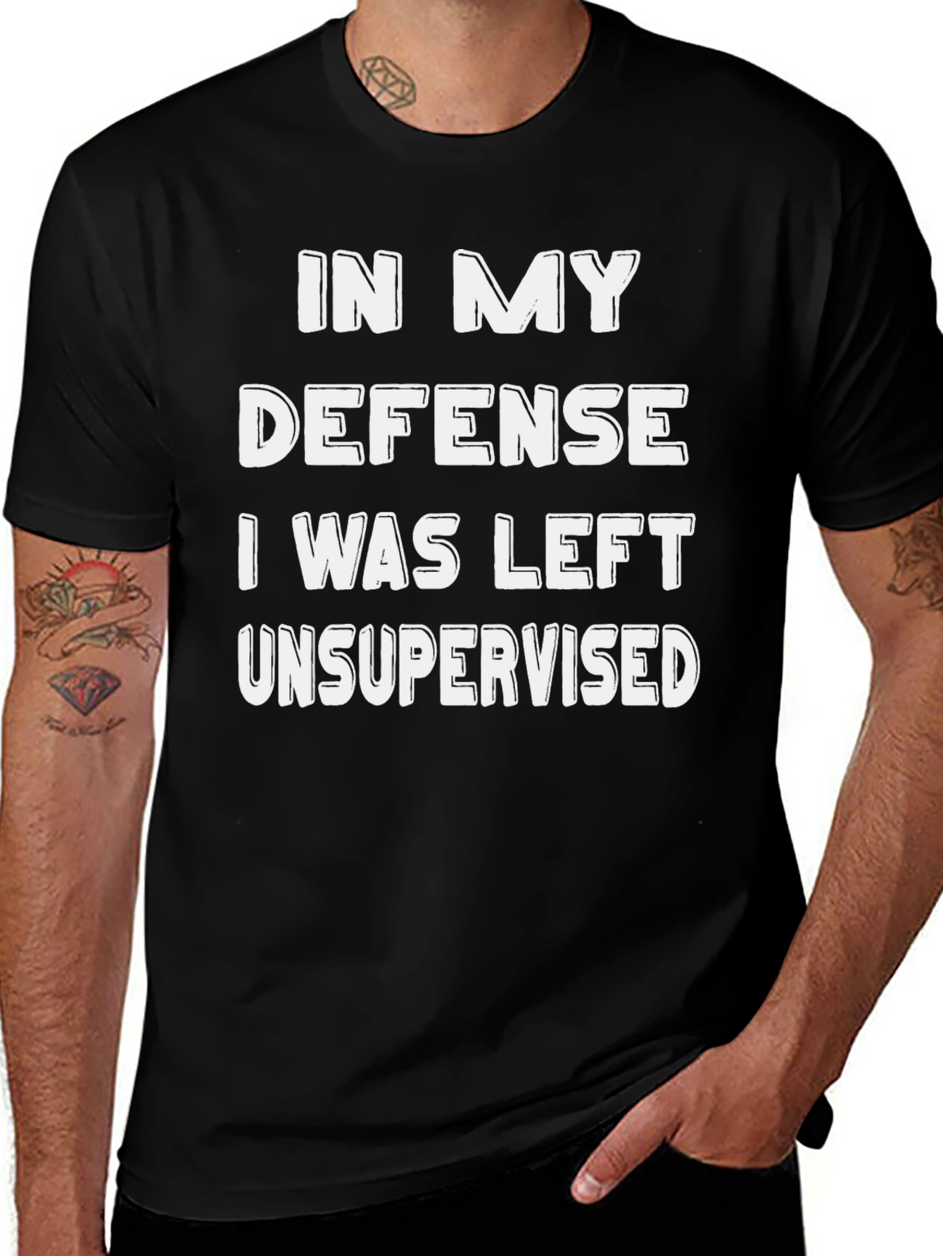 Funny Unsupervised T-Shirt - Humor Apparel