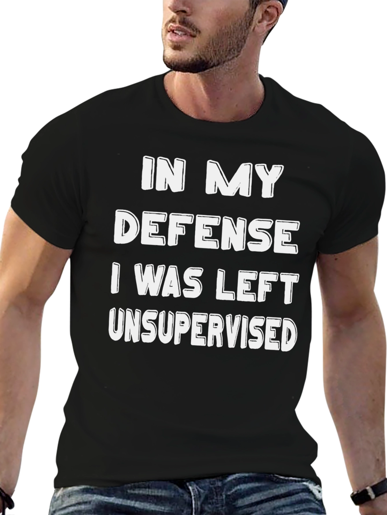 Funny Unsupervised T-Shirt - Humor Apparel
