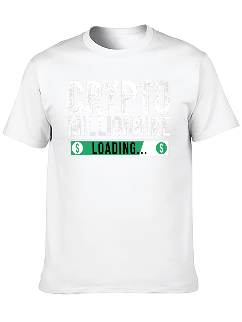Crypto Millionaire Loading Black T-Shirt