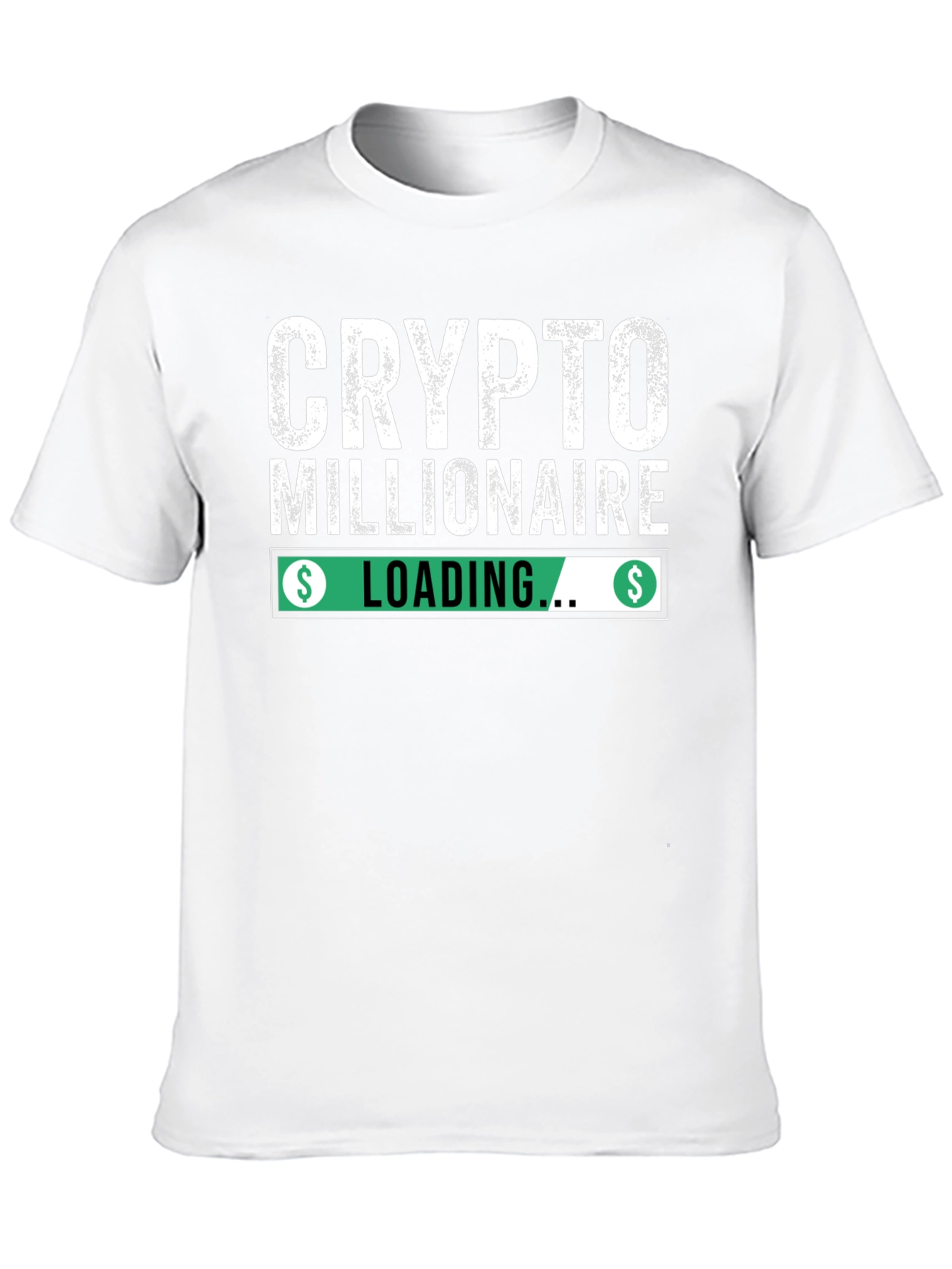 Crypto Millionaire Loading Black T-Shirt