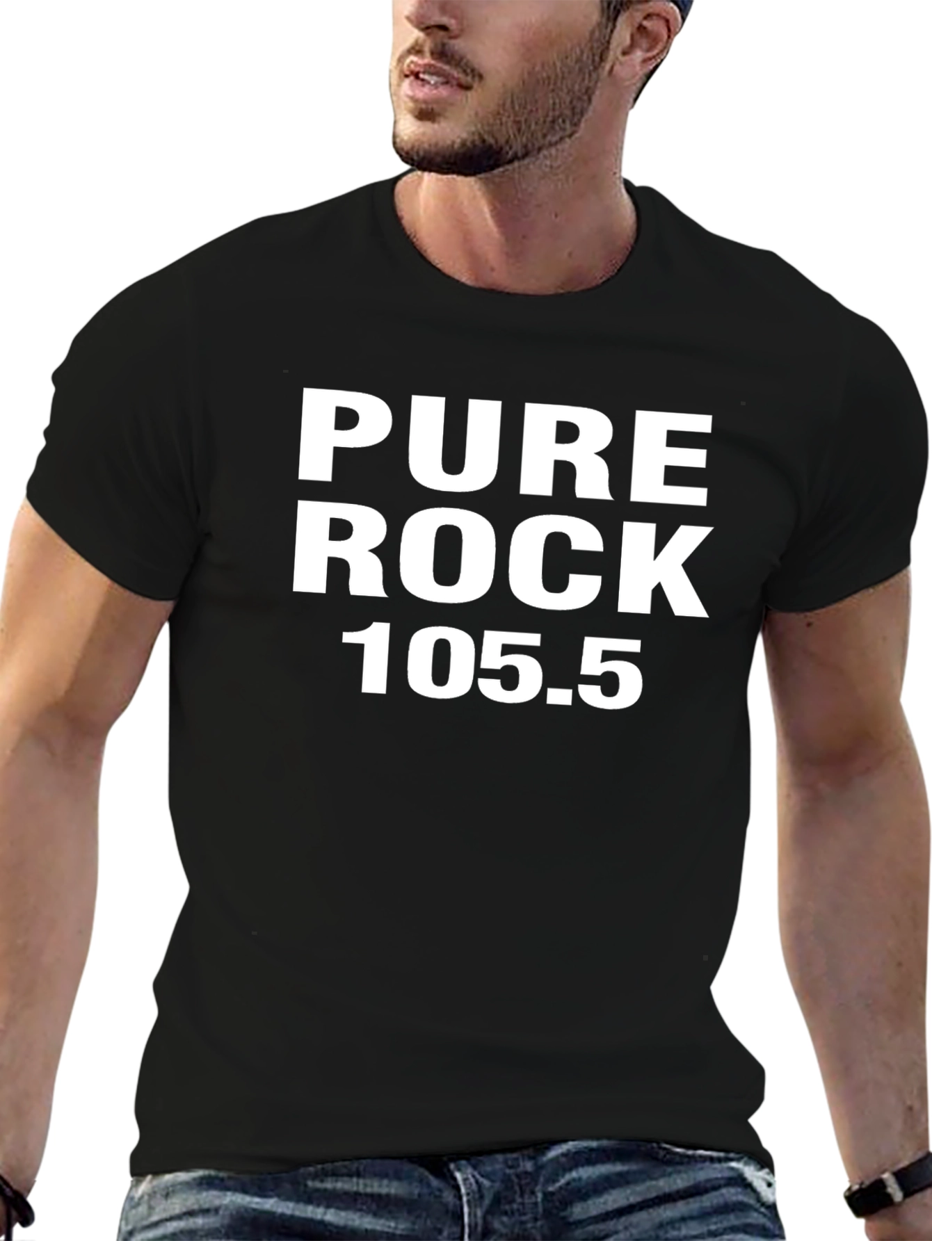 Pure Rock 105.5 Black T-Shirt