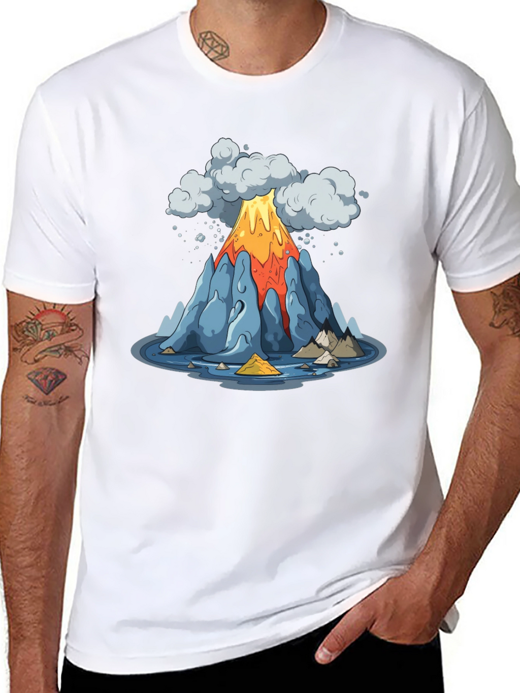 Volcano T-Shirt - Erupting Style