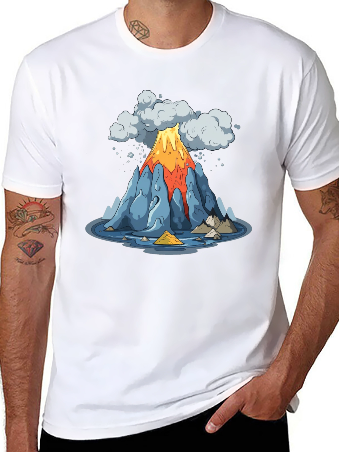 Volcano T-Shirt - Erupting Style