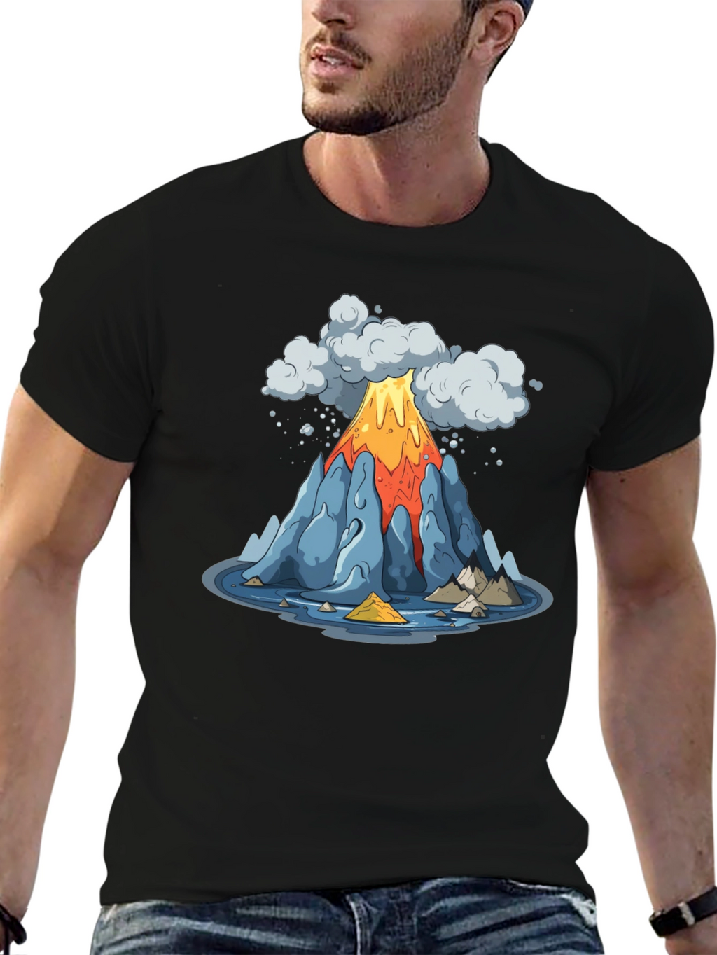 Volcano T-Shirt - Erupting Style