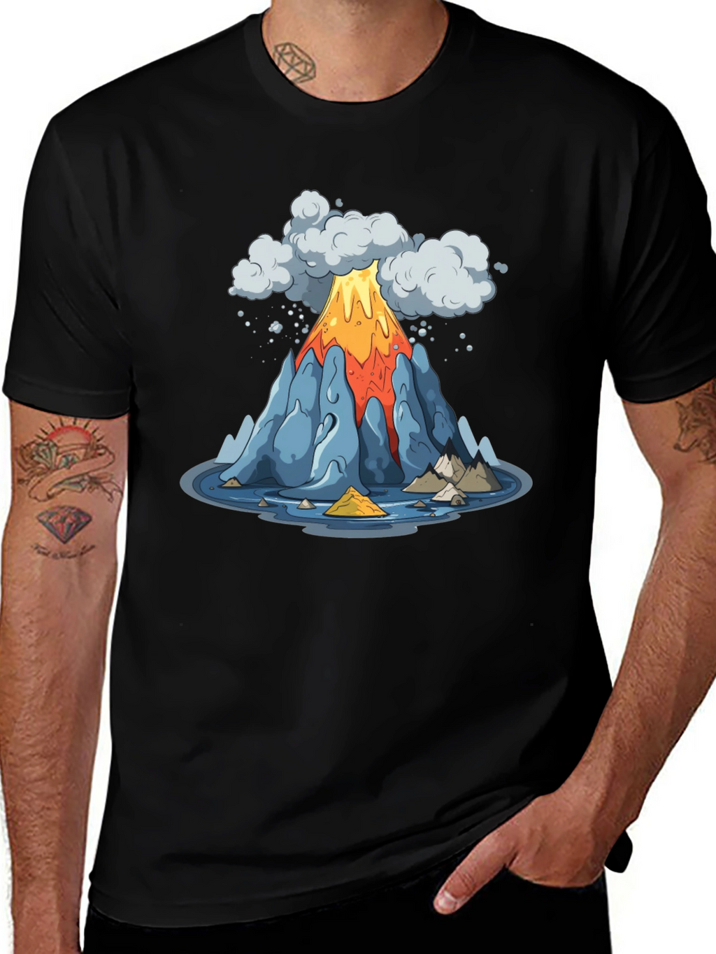 Volcano T-Shirt - Erupting Style