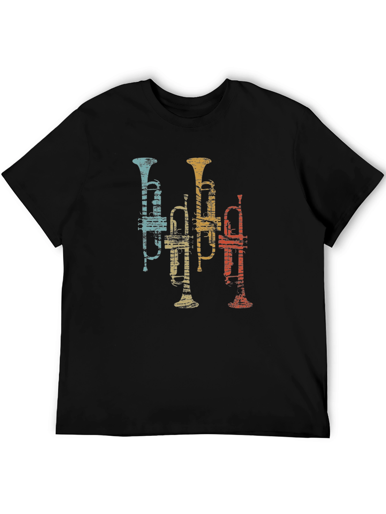 Retro Trumpet T-Shirt - Vintage Music Tee