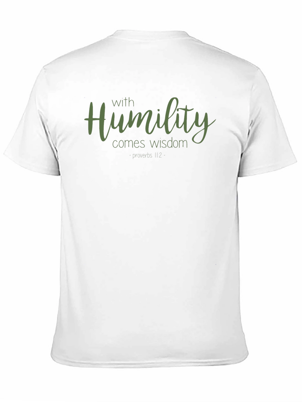 Humility Wisdom Black Graphic T-Shirt