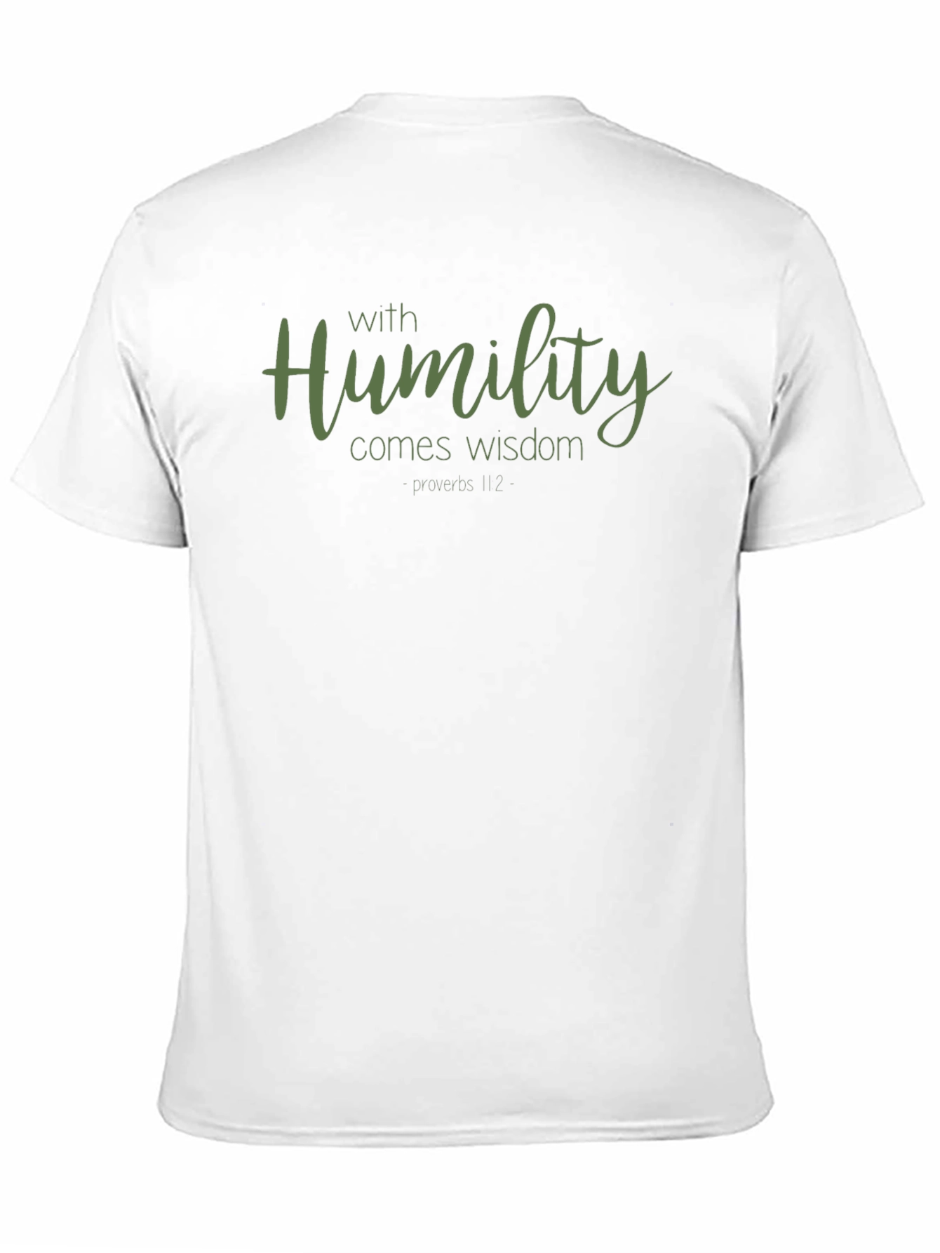 Humility Wisdom Black Graphic T-Shirt