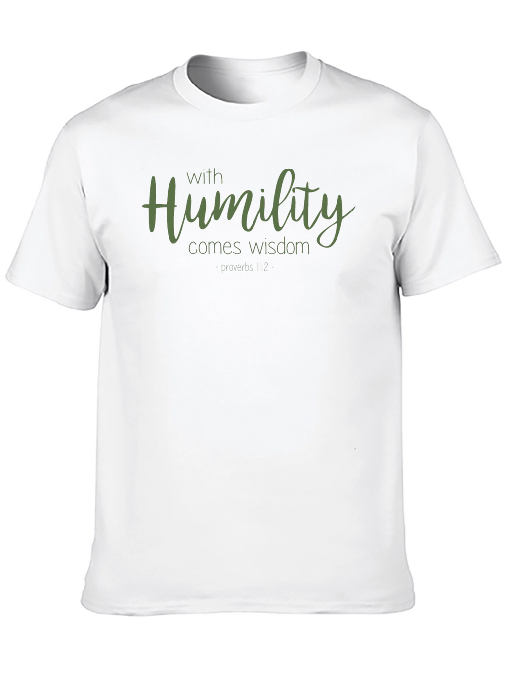 Humility Wisdom Black Graphic T-Shirt