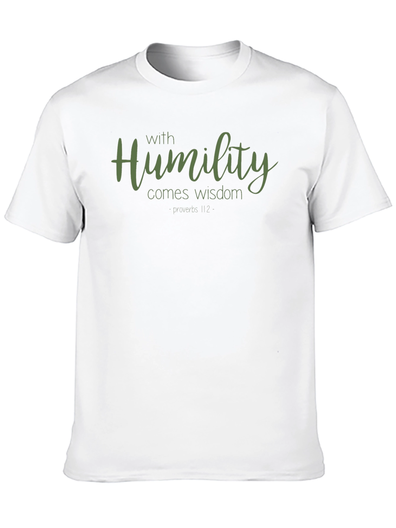 Humility Wisdom Black Graphic T-Shirt