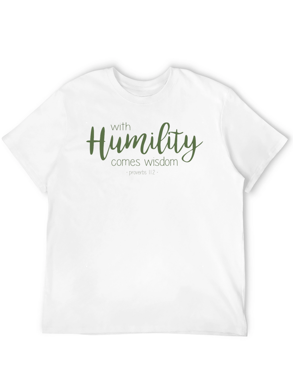 Humility Wisdom Black Graphic T-Shirt