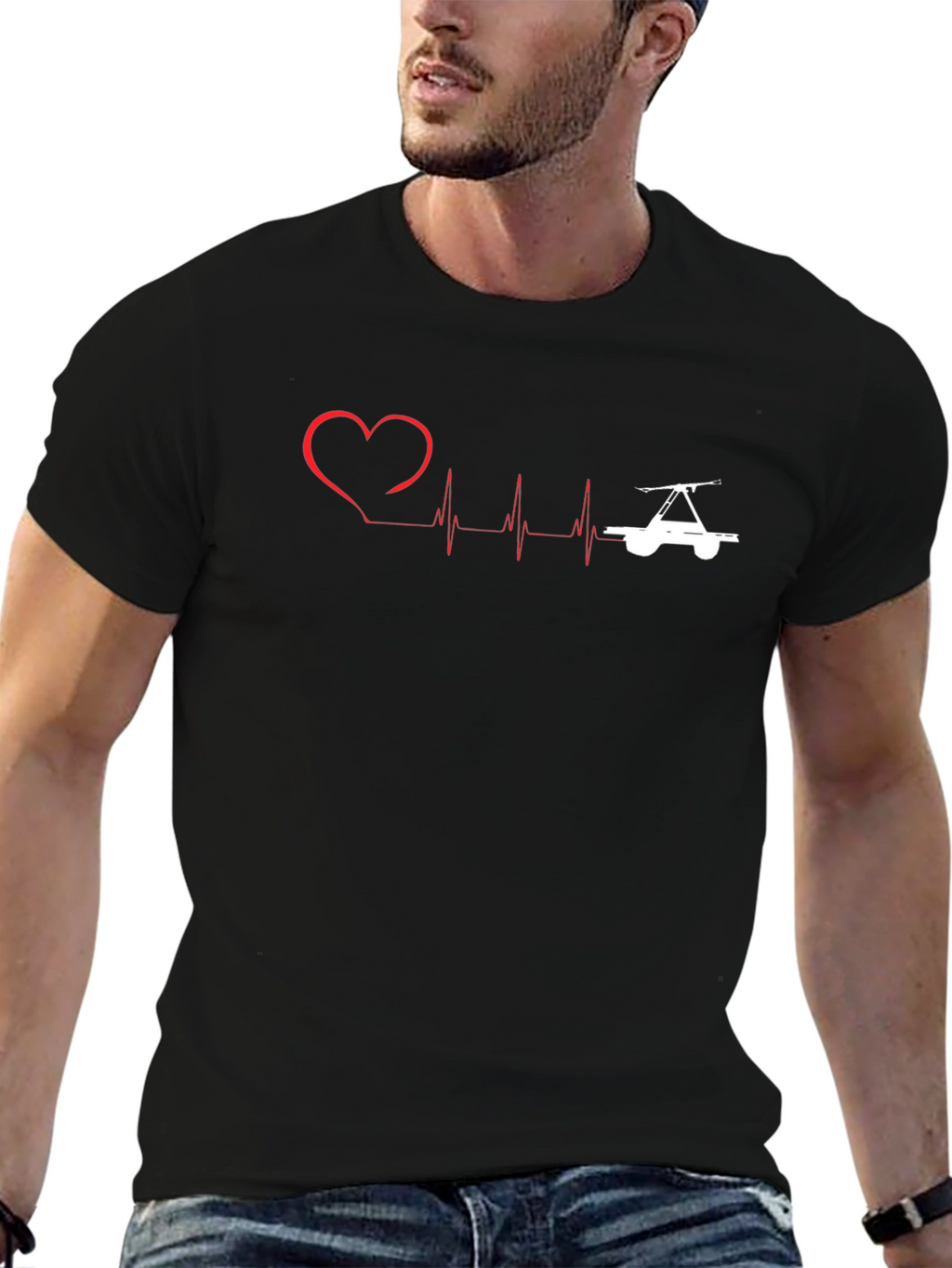 Heartbeat Tow Truck T-Shirt